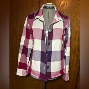 Cabela’s women’s flannel jacket - M Reg.